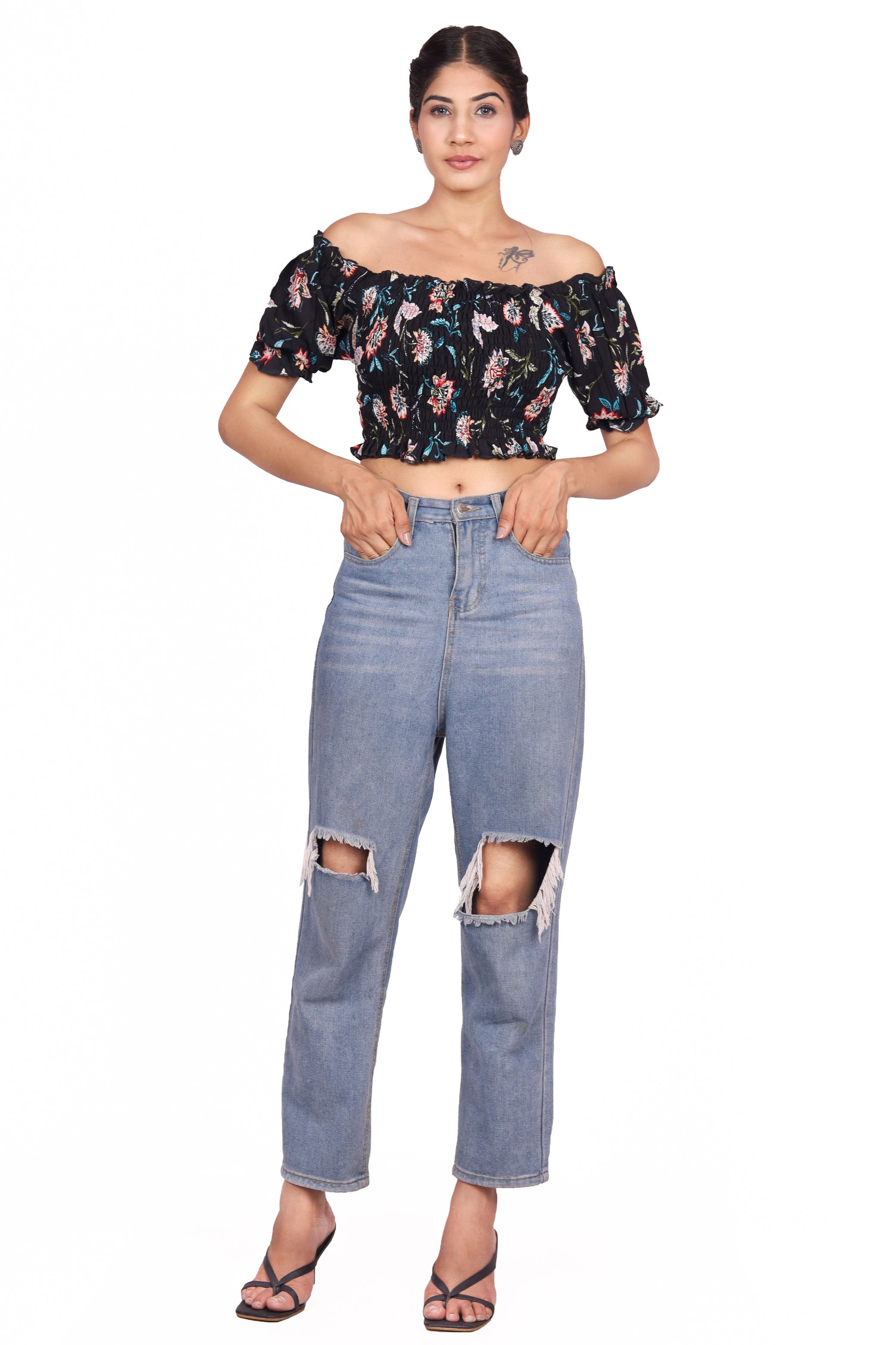 Bobin off-shoulder top