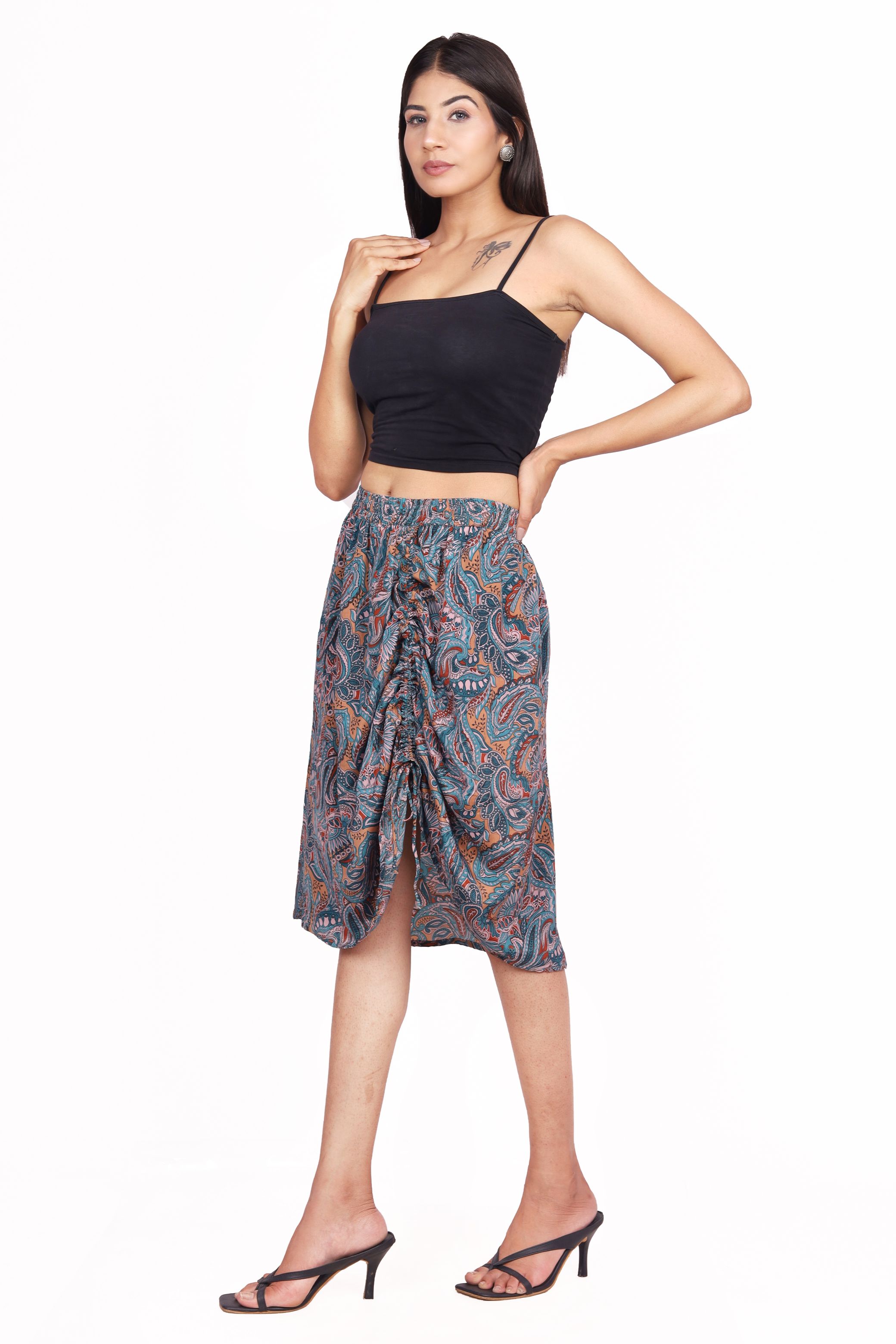 Front Shrink Skirt